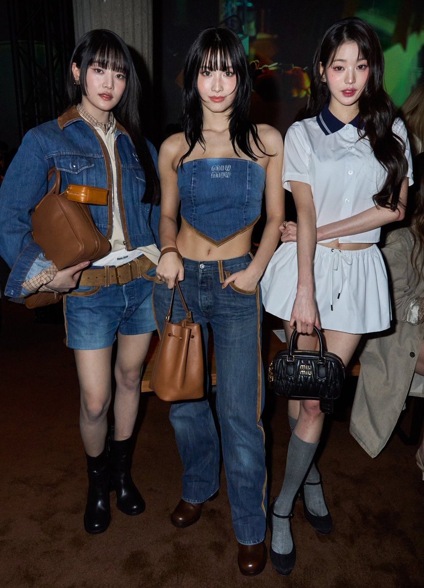 GirlgroupsBR's tweet photo. 🚨 SCRR! Minnie do (G)I-DLE, Momo do TWICE e Wonyoung do IVE juntas na Paris Fashion Week. https://t.co/TGMWZkud9J
