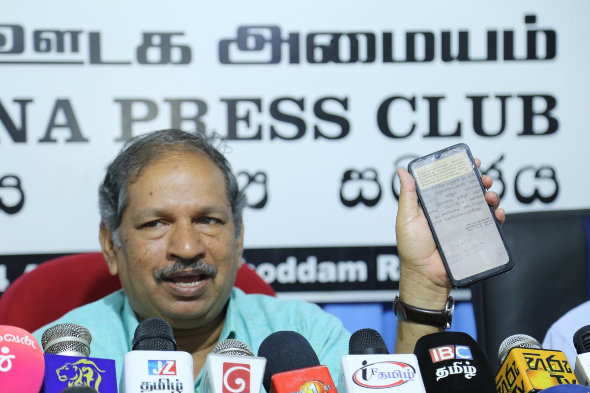 TamilGuardian's tweet photo. 🚨 Santhan’s death a 'planned act of vengeance', alleges lawyer
The death of Santhan, one of the freed convicts in the Rajiv Gandhi assassination case who was laid to rest in his hometown in Jaffna, was a “planned act of vengeance”, his counsel Pugazhendi told reporters during a media briefing.
“His death was a planned act of vengeance perpetrated by the Indian government,” he told the media at the Jaffna press club on Tuesday.
Read more ⬇️
https://t.co/CkcRPhw9Oi