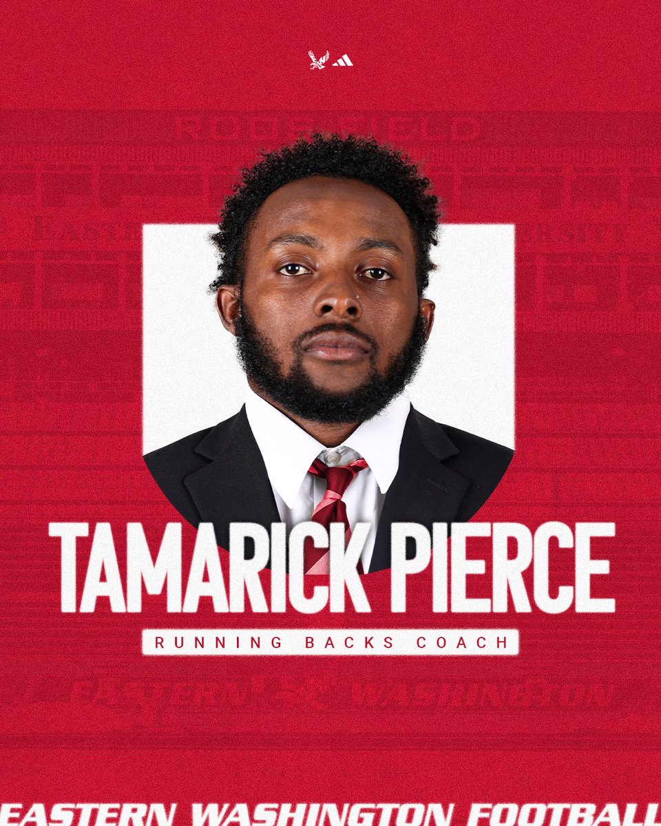 No introduction needed. Welcome back to Cheney, Tamarick Pierce! DETAILS 📰 loom.ly/LQ9Tt8E #GoEags #EKG | @EWUAthletics