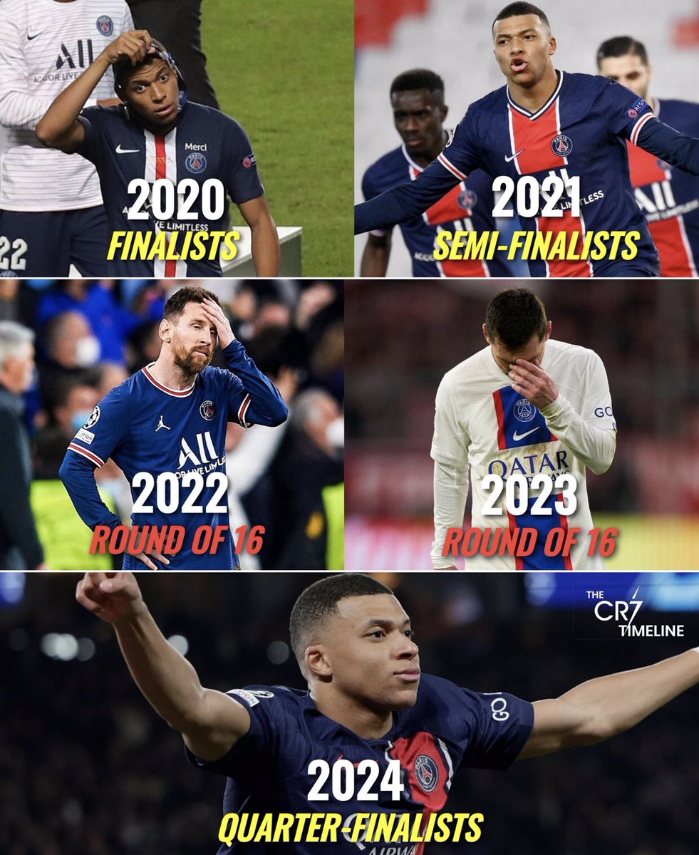 Manlikepresh_'s tweet image. 🚨| PSG reach the Champions League quarter-finals for the first time since Lionel Messi left the club.

The Lionel Messi effect. 😱