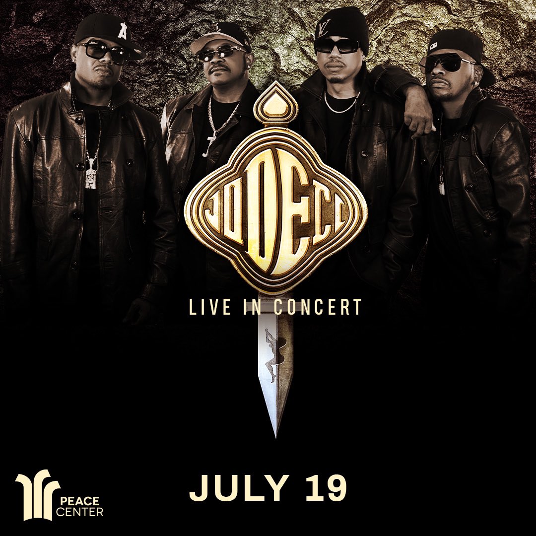 Greenville,SC! See y’all at the @peacecenter on Friday, 7/19 🎤 Pre-sale starts this Wednesday, 3/6 at 10am local time with code JODECI. Tickets on sale this Friday, 3/8 at 10am local time🎶 #Jodeci @pmusicgroup lnk.to/JODECI