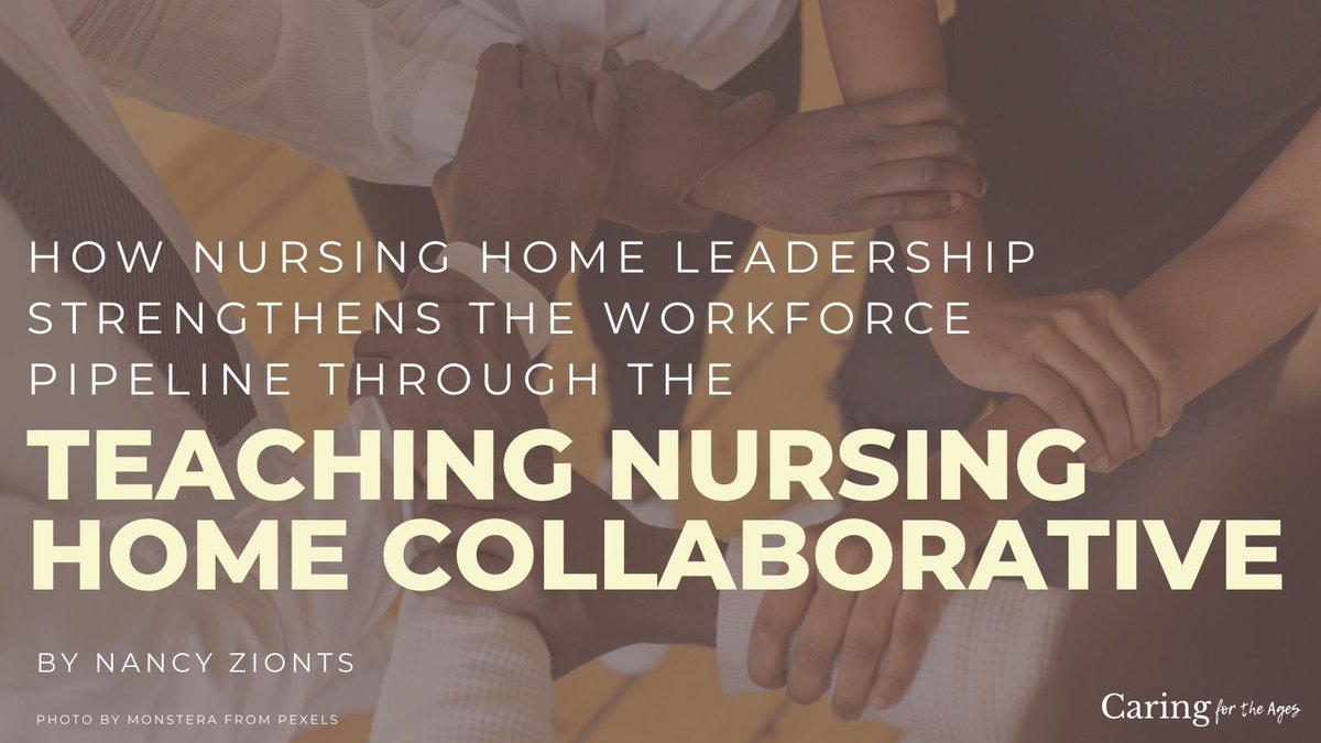 Workforce issues are a constant struggle for long-term care facilities.

The Teaching Nursing Home Collaborative can help improve your workforce pipeline.

Find out how at: caringfortheages.com/article/S1526-…