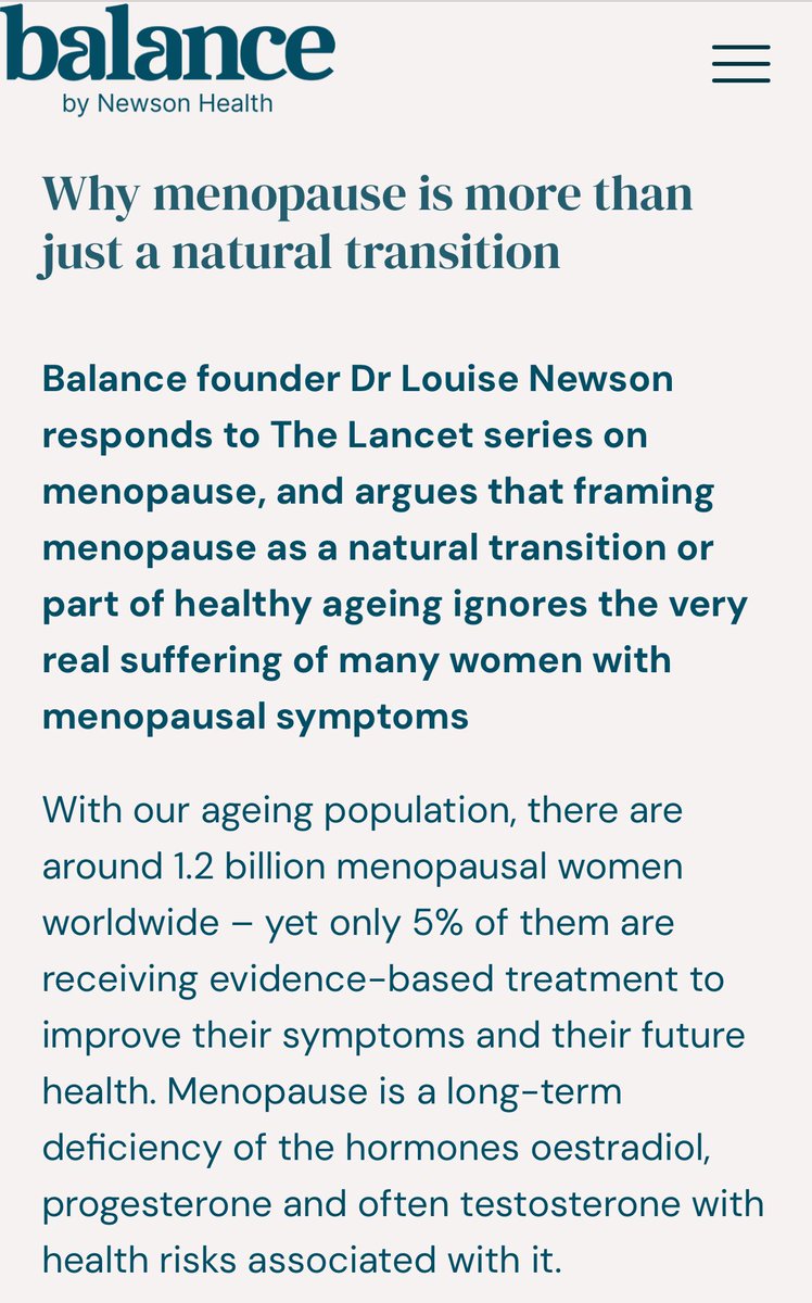 Why the menopause is more than just a natural transition - balance-menopause.com/menopause-libr…