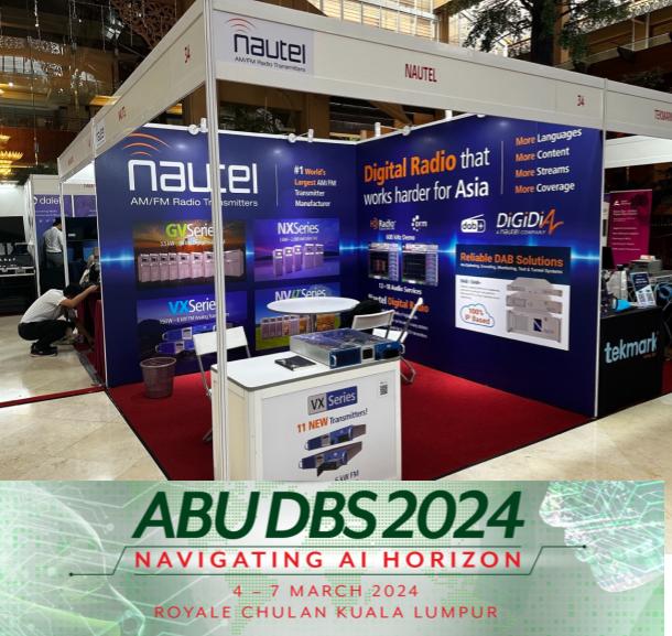 Nautel is at #ABUDBS2024 today through Thursday. Learn more about our Digital Radio solutions nautel.com