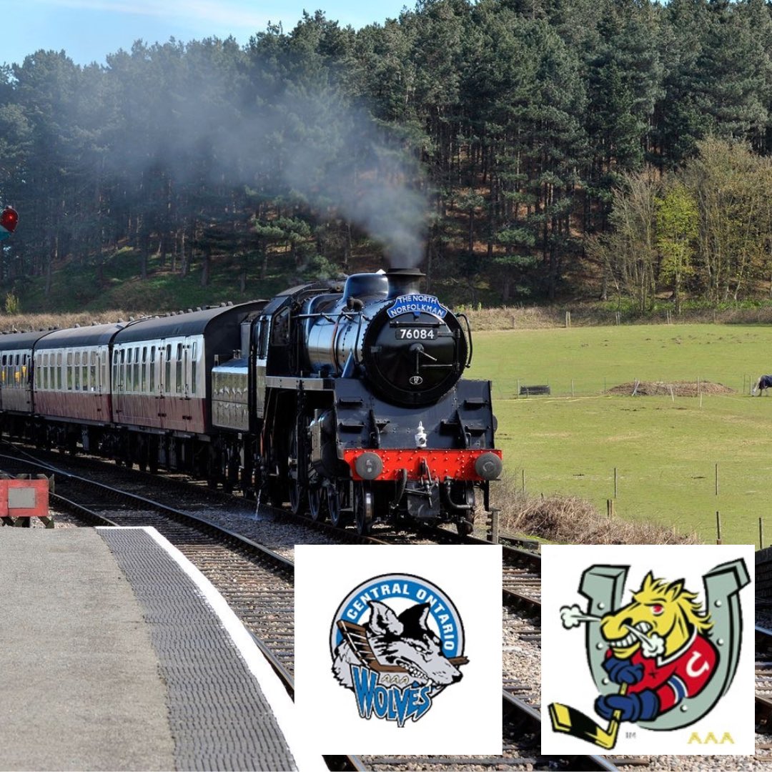 “It’s hard to stop a train.” 🚂

Join us March 6th at 6:30pm for the U16 vs Barrie Colts and 8:30pm for the U18 vs COW at SAC