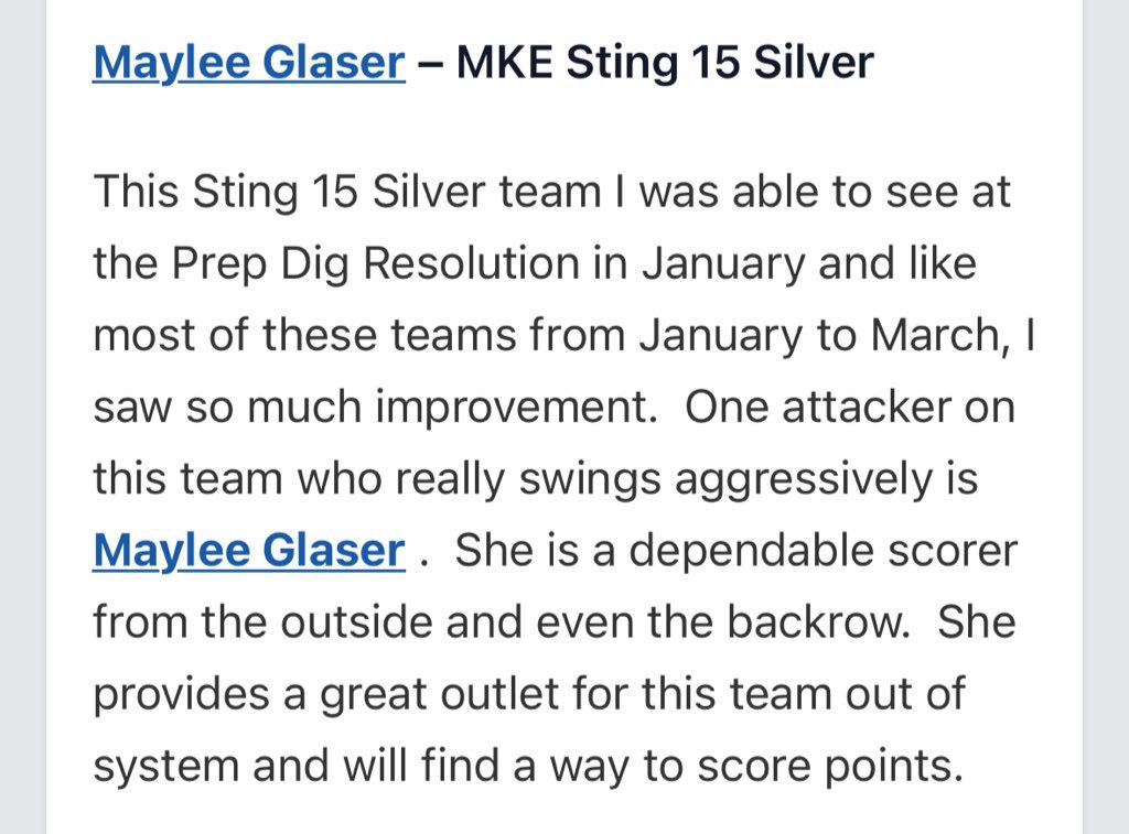 Thank you for the write up! I’m grateful to be part of the top performers. I had so much fun at the #PDChampionsCup, with my team taking 3rd! <a href="/PrepDigChris/">Chris Fitzgerald</a> <a href="/PrepDig/">Prep Dig 🏐</a> <a href="/PrepDigWI/">Prep Dig Wisconsin</a>