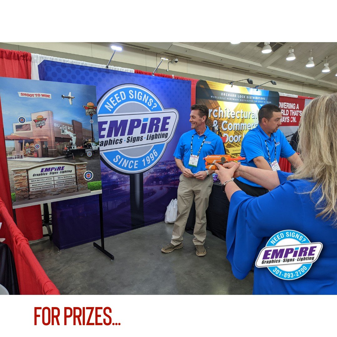 EmpireGraphics's tweet photo. 🎉 NFMT Baltimore is Next Week 🎉 

Empire Graphics is a self-performing visual communications and lighting company. 

We're excited to be at National Facilities Management &amp; Technology again this year. Come see us at booth 1417. 

#FacilitiesManagement

@Facilities_NFMT https://t.co/hHLWCc6PFI