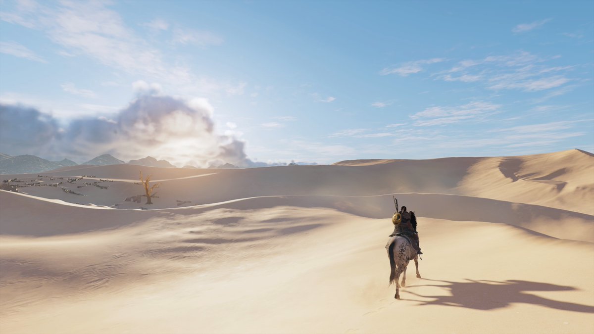 The White Desert 🤍 Game: #AssassinsCreedOrigins Developer: @UbisoftMTL @assassinscreed #VirtualPhotography #VPRT #ArtisticofSociety #VPGamers #VGPUnite #PS5share