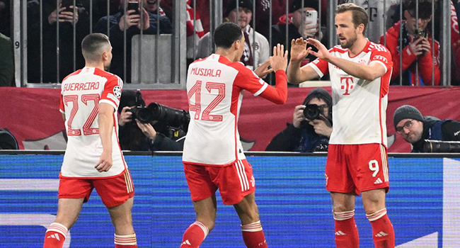 channelstv's tweet photo. Harry Kane Shines As Bayern Beat Lazio To Reach Champions League Quarters
https://t.co/MouvQDOeLM https://t.co/wd1atNeGDy