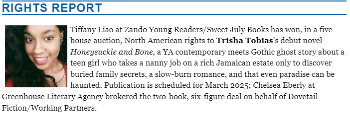 It's happening. Really. A book deal announcement. HONEYSUCKLE AND BONE is the story I wish I could have read a decade ago. I can't wait to share it with you.