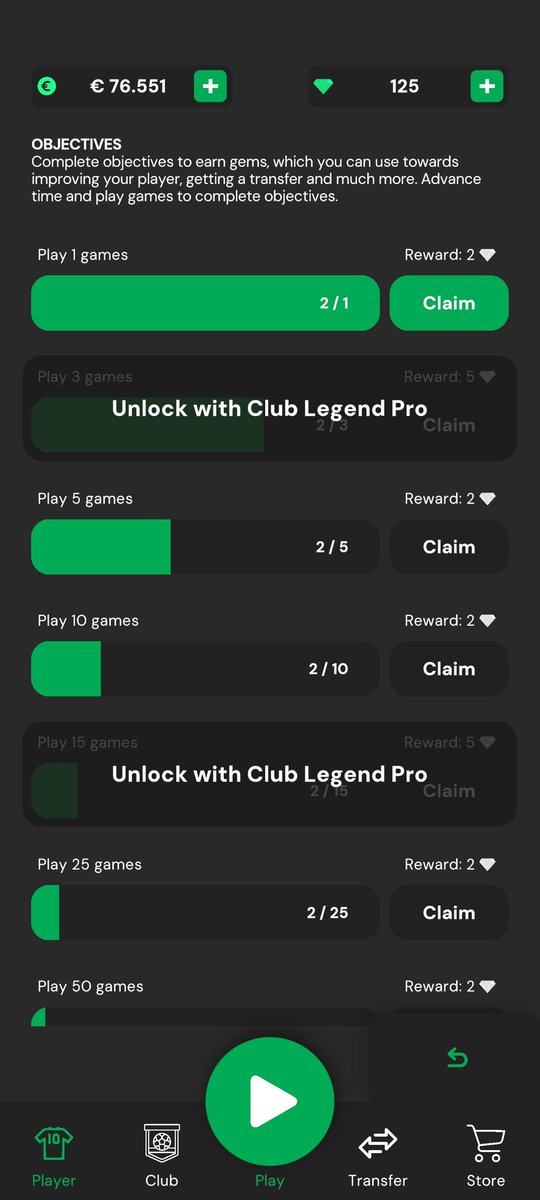 MallatEntmt's tweet photo. Claim objectives during your career to help you improve your skills and establish your player as a true legend.

Available soon on iOS and Android.

#ClubLegend #ClubBoss https://t.co/XdH7umz8QM