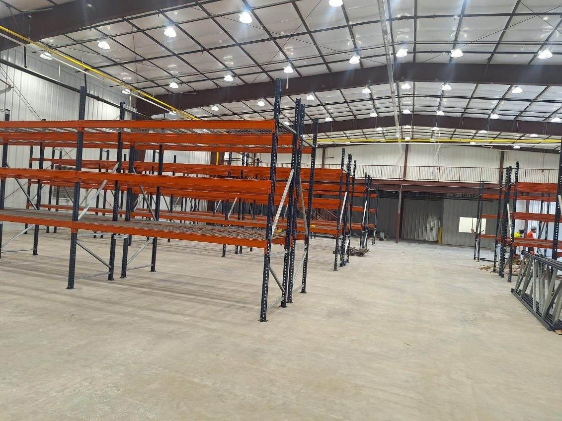 We recently completed a project for <a href="/Chevron/">Chevron</a>’s Renewable Energy Group in Louisiana. We did custom green drawers just to give it a little pop of color. We also provided heavy duty pallet racking and a modular in-plant office—a complete solution for their new warehouse!