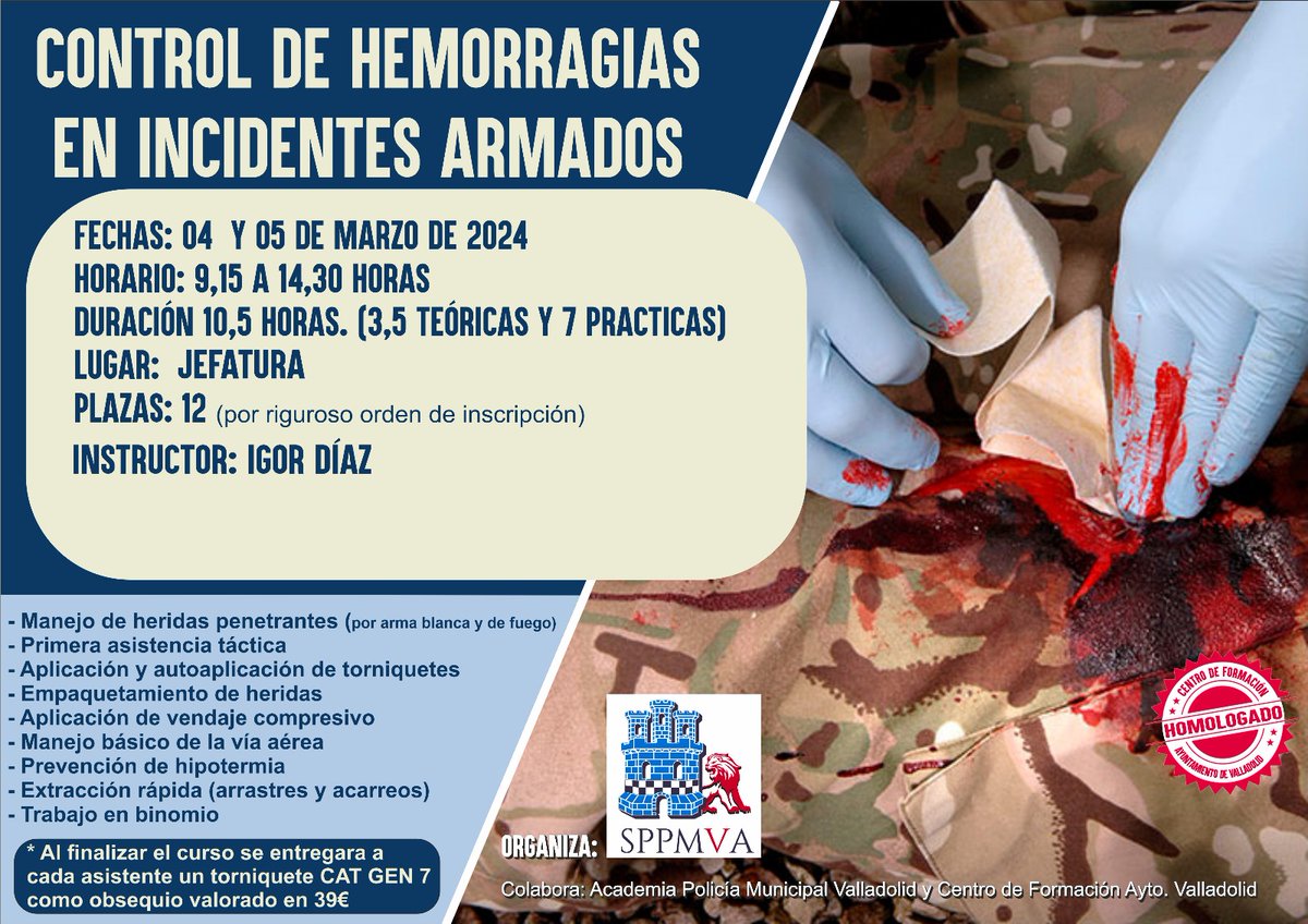 SPPMVALLADOLID's tweet image. Gran curso el impartido por SPPMCYL-VA, continuando con la labor de formar a los policías. Enhorabuena a Igor nuestro instructor, muchas gracias por compartir tus conocimientos y enhorabuena también a los asistentes. 💪