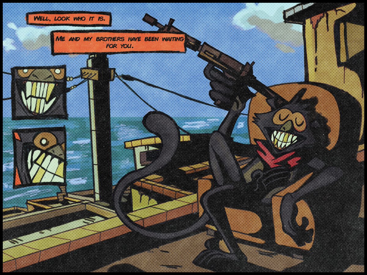 blank_boyo's tweet photo. agent capy comic real???? #agentcapy #oc #art https://t.co/v1ikgQ1IkI
