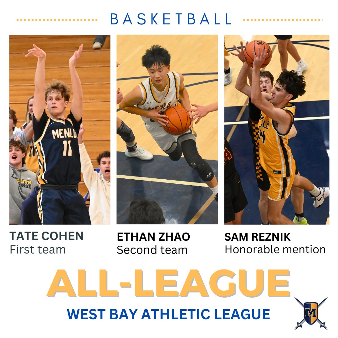 MenloSchoolAthletics (@menloknights) on Twitter photo Knights basketball all-West Bay Athletic League selections:
-Tate Cohen - 1st team
-Ethan Zhao - 2nd team
-Sam Reznik - HM
<a href="/menloschool/">Menlo School</a> <a href="/MenloBoysBball/">Menlo School Boys Basketball</a> <a href="/wbal_ccs/">West Bay Athletic League</a> Knights basketball all-West Bay Athletic League selections:
-Tate Cohen - 1st team
-Ethan Zhao - 2nd team
-Sam Reznik - HM
<a href="/menloschool/">Menlo School</a> <a href="/MenloBoysBball/">Menlo School Boys Basketball</a> <a href="/wbal_ccs/">West Bay Athletic League</a>