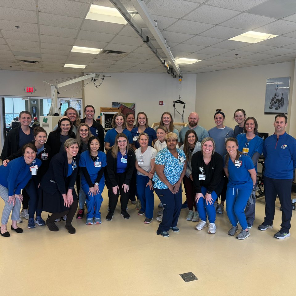 Did you know March is the #NationalBrainInjuryAwarenessMonth? Today, our inpatient rehab unit wanted to join in on the festivities so we all wore blue to bring awareness to the wonderful causes this day and month bring thanks to @biaamerica! #TBI #BrainInjuryAwareness