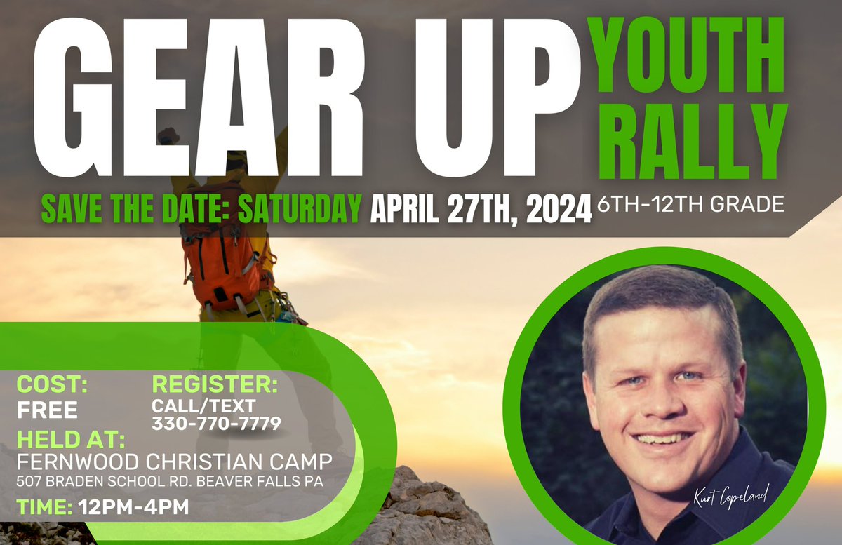 Excited for our Spring Rally at @fernwood_camp ! See link for more details: fernwoodchristiancamp.com