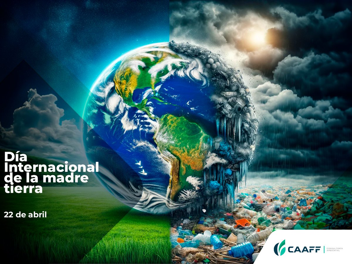 caaff1's tweet image. 🌍💚 Este #DíaMundialDeLaMadreTierra, CAAFF Consultoría Ambiental se compromete más que nunca con nuestro planeta. Cada acción cuenta para proteger nuestro hogar. 🌱 Únete a nosotros en la promoción de prácticas sostenibles. #ProtegeNuestroPlaneta