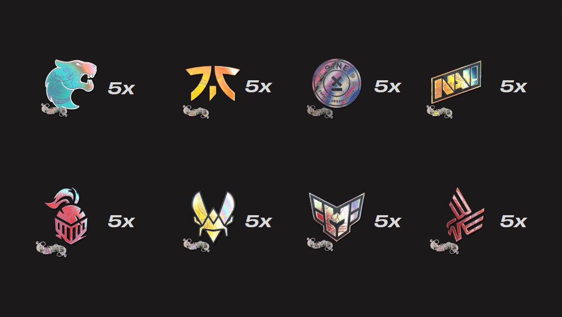 Rikku_CS2's tweet photo. Paris 2023 Legends Holos giveaway time

👑8x Winners this time, One for each 5x set 

To Enter giveaway = 
- Like❣️ + Retweet 🔁 https://t.co/PvxNBew3Oe