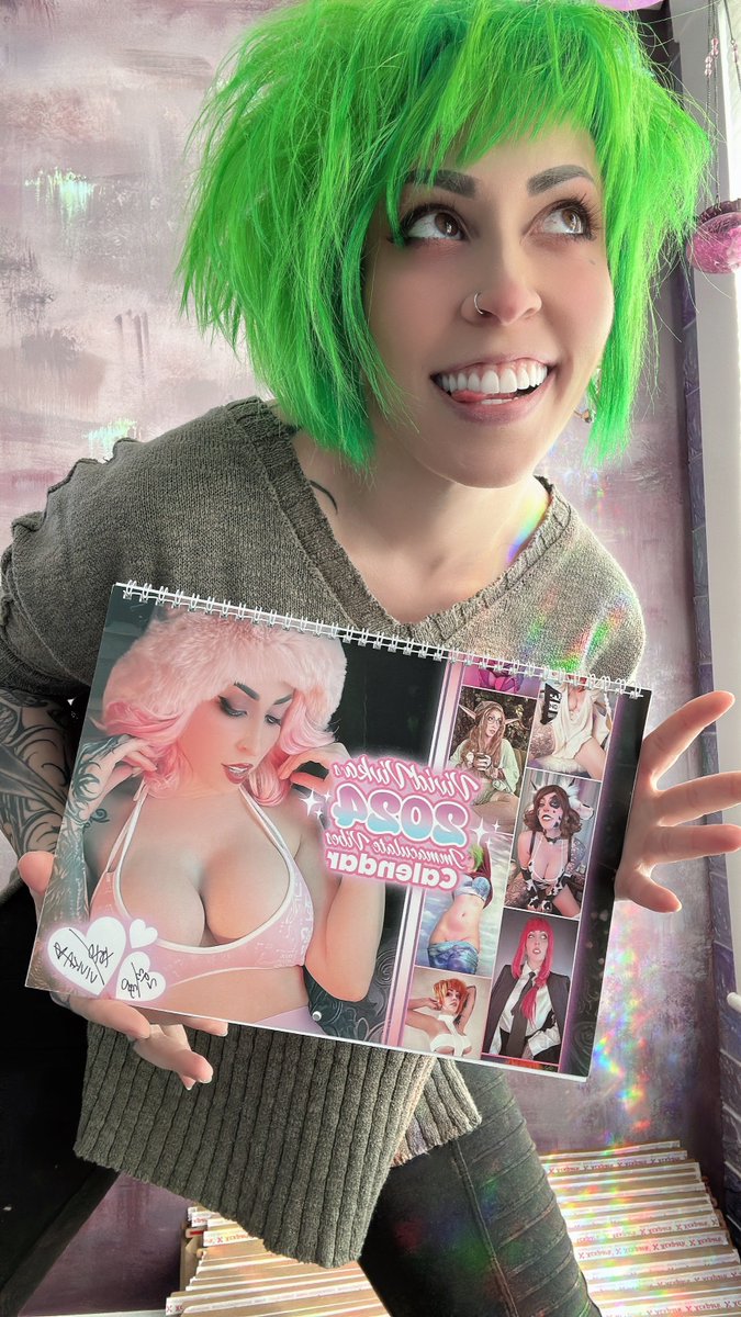 VividVivka's tweet photo. WANT A FREE CALENDAR? 
Awesome people donated another giveaway! I’ve got *10* badboiz to send to new homes! 

-LIKE this post
-COMMENT (can be a gif)
-FOLLOW me 
— RT for a BONUS entry into the giveaway!

Must be over 18 cause this calendar is NSFW and spicy. I will be checking. https://t.co/rEykrpQvj3