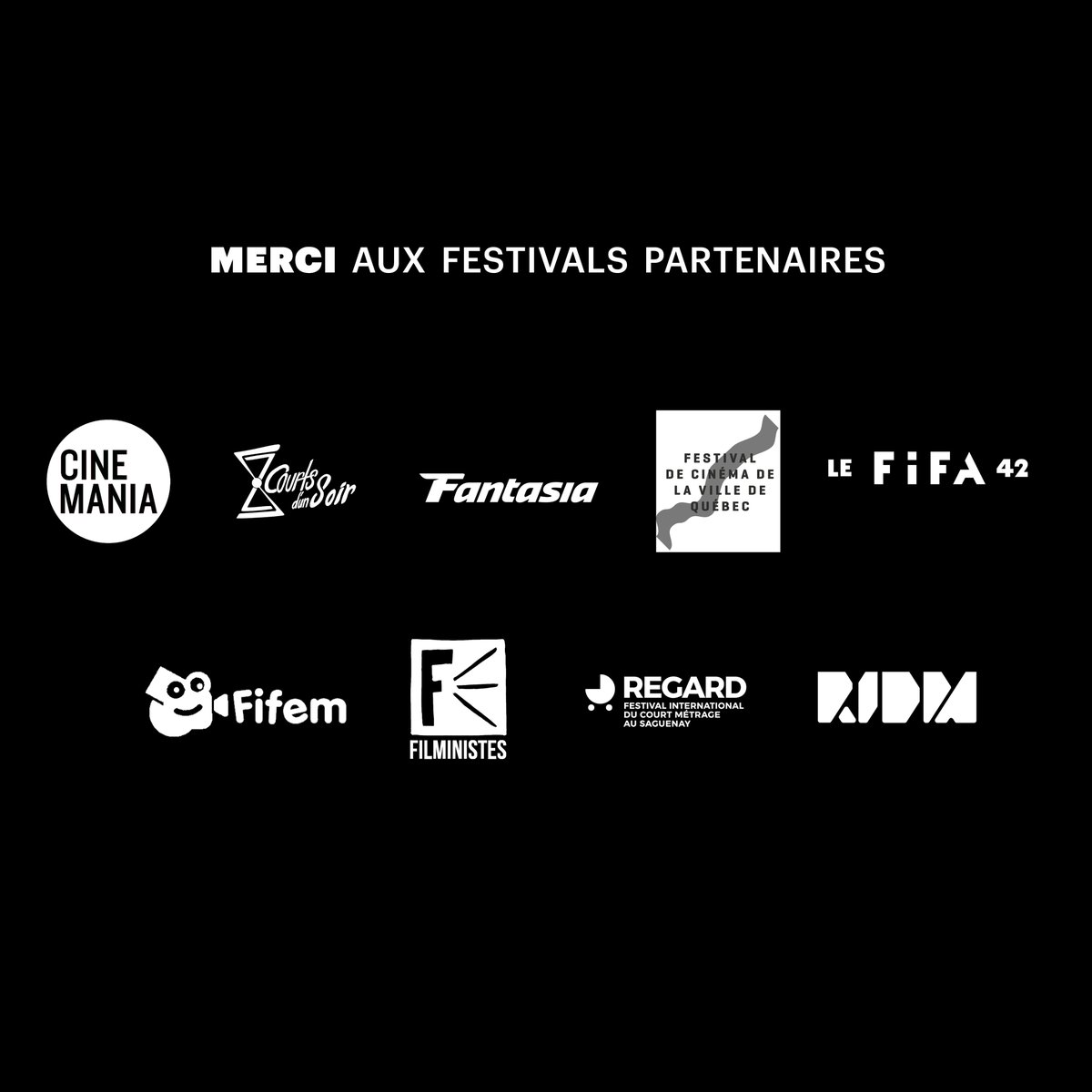 Qc_Cinema's tweet photo. #RVQC2024 | MERCI À NOS PARTENAIRES- PARTIE 6

Les Rendez-vous Québec Cinéma remercient leurs festivals partenaires! https://t.co/DAWOmZfPdK