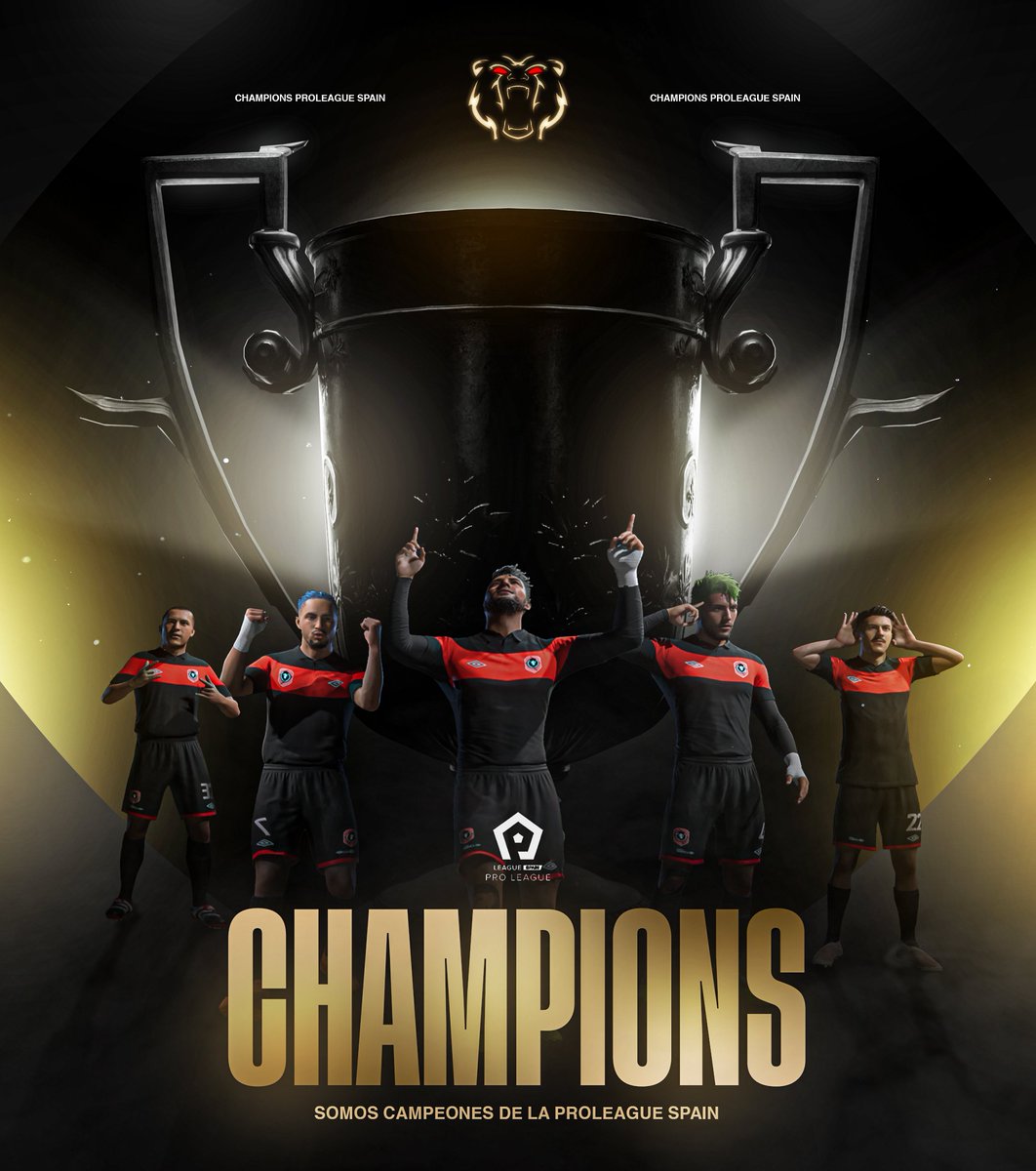 EXØTIK GAMING FC (@ex0tiksports) on Twitter photo ¡¡¡¡𝙎𝙊𝙈𝙊𝙎 𝘾𝘼𝙈𝙋𝙀𝙊𝙉𝙀𝙎 𝘿𝙀 𝙋𝙍𝙊𝙇𝙀𝘼𝙂𝙐𝙀 𝙎𝙋𝘼𝙄𝙉!!!!
Primer título de la temporada. No nos queremos quedar aquí, mañana vamos a por el siguiente 🚀
<a href="/Proleague_Spain/">ProLeague Spain</a> #EX0TIKPOWER ¡¡¡¡𝙎𝙊𝙈𝙊𝙎 𝘾𝘼𝙈𝙋𝙀𝙊𝙉𝙀𝙎 𝘿𝙀 𝙋𝙍𝙊𝙇𝙀𝘼𝙂𝙐𝙀 𝙎𝙋𝘼𝙄𝙉!!!!
Primer título de la temporada. No nos queremos quedar aquí, mañana vamos a por el siguiente 🚀
<a href="/Proleague_Spain/">ProLeague Spain</a> #EX0TIKPOWER
