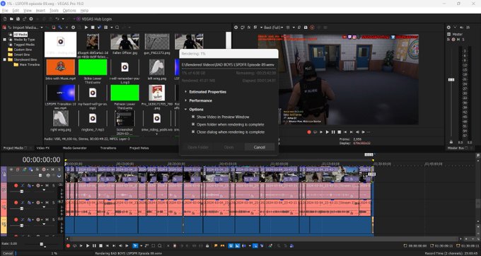an hour and a half episode of LSPDFR now rendering. Premiering tomorrow at 1 pm EST/2pm PST on https://t<a href="/tag/gtav"class="tags"><span>#gtav</span></a><a href="/tag/gtamods"class="tags"><span>#gtamods</span></a>