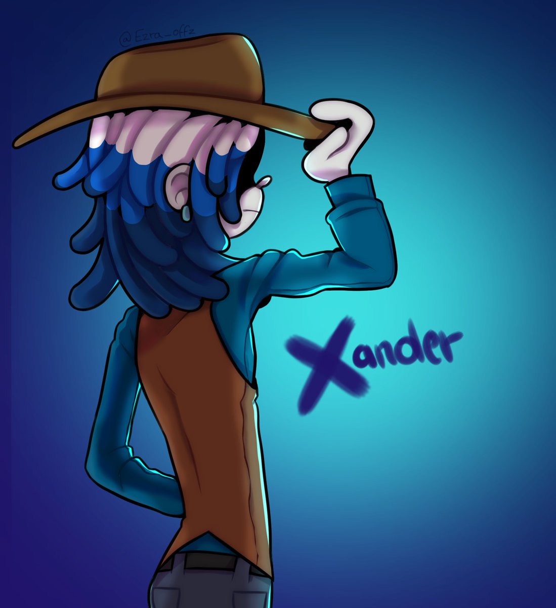 Yeehaww it’s Xander!?!? <a href="/FunkyBoiCharlie/">funky possum</a>  ‘s oc ✊✊