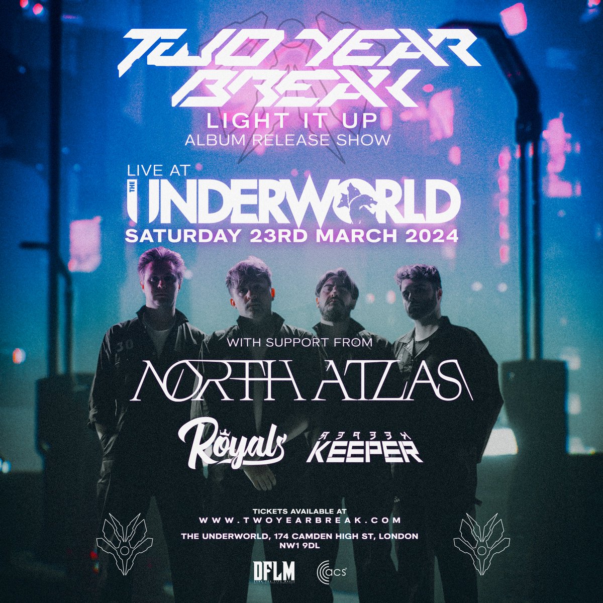 Two Year Break (@twoyearbreak) on Twitter photo Underworld announcement π₯
We're adding Scottish Alt-Rockers <a href="/north_atlas/">north atlas</a> to our line up.
After headlining The Black Heart last year, they're back in Camden for our Light It Up release show at <a href="/TheUnderworld/">The Underworld</a> π€
TYB, North Atlas, <a href="/RoyalsBandUK/">ππππππ π</a>, Keeper.
bit.ly/LIGHTITUPUNDERβ¦ Underworld announcement π₯
We're adding Scottish Alt-Rockers <a href="/north_atlas/">north atlas</a> to our line up.
After headlining The Black Heart last year, they're back in Camden for our Light It Up release show at <a href="/TheUnderworld/">The Underworld</a> π€
TYB, North Atlas, <a href="/RoyalsBandUK/">ππππππ π</a>, Keeper.
bit.ly/LIGHTITUPUNDERβ¦