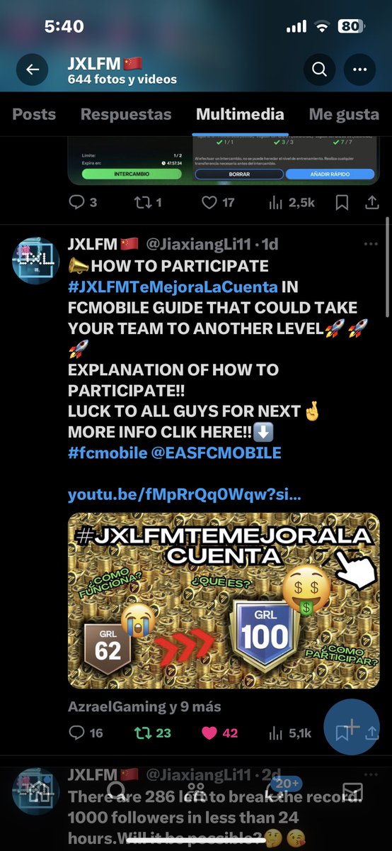 ochoa65951's tweet photo. @JiaxiangLi11 @EASFCMOBILE @Azraelgaming18 @EAFCUniverse24 @FcBrownYT @fcmobileguide @FirstHalfYT @fcmobileenews @GWM9MOP @Nakata767 @newcomerFM @LuisGal51359285 @Kosmos70 https://t.co/vlIfhOqtH6