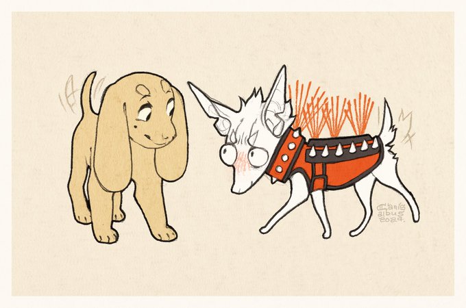 「blush tail wagging」 illustration images(Latest)
