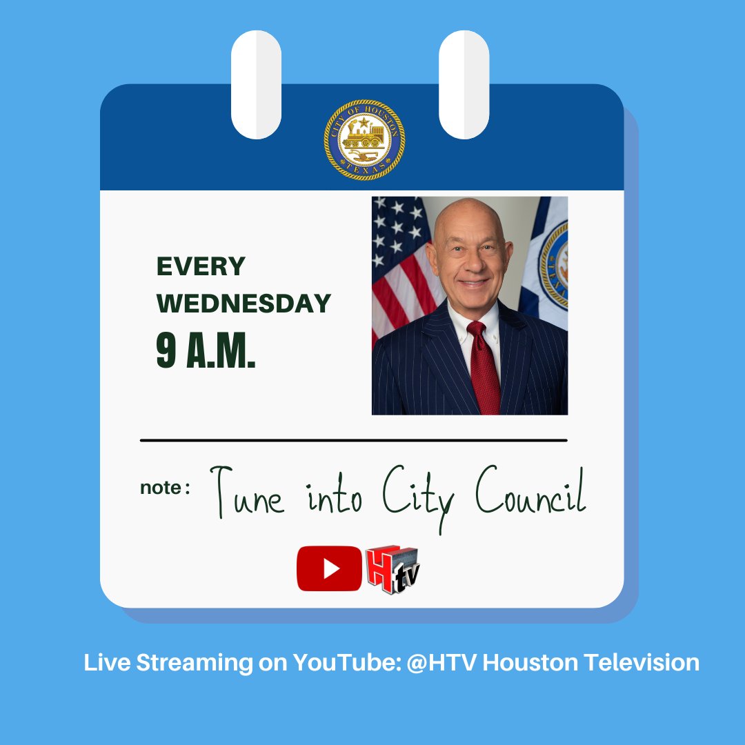 Stay informed about the decisions the mayor and city council make on our community by joining us for today's City Council Meeting. 🏙️ WATCH IT ON @HTVHouston ➡️ bit.ly/4bcYbsr Download HTV Houston’s new mobile app!