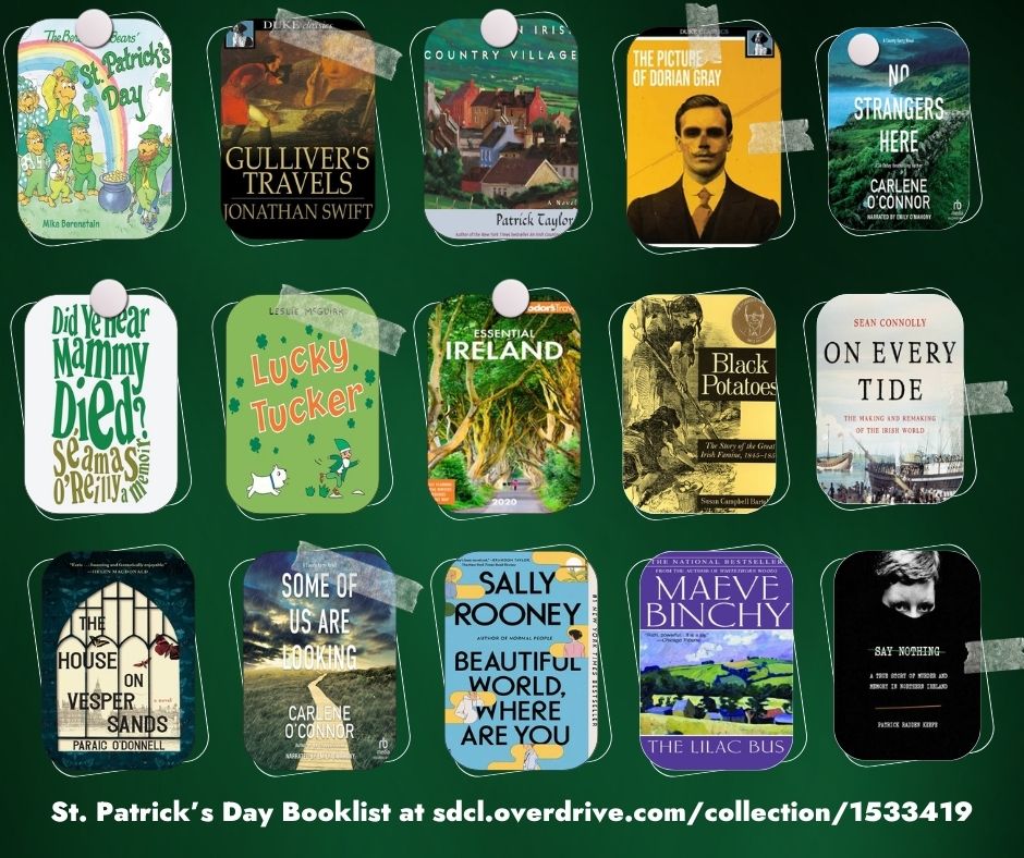 Find your pot of book gold by visiting our St. Patrick's Day Booklist at sdcl.overdrive.com/collection/153…