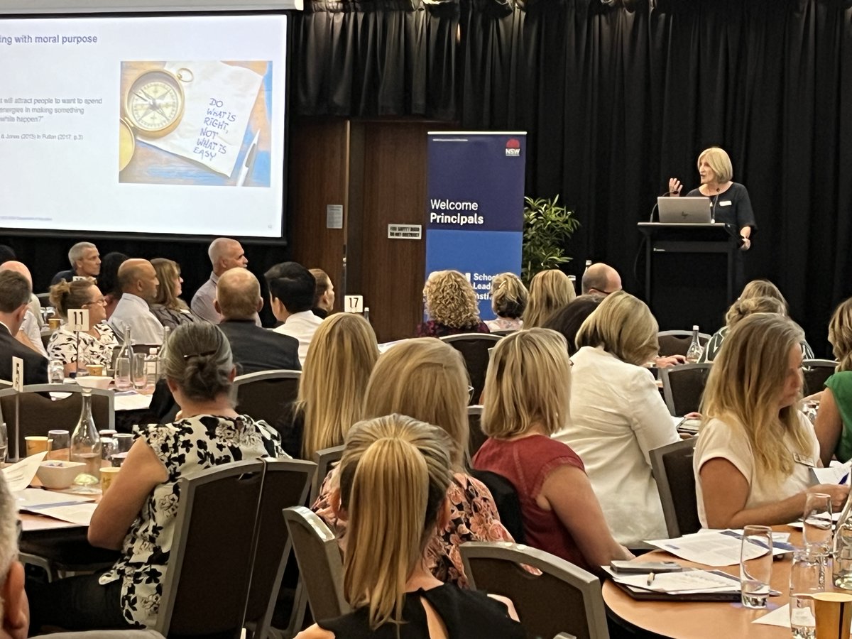 Our principals and facilitators begin the Principal Induction Conference today with a welcome video from @pruecar. SLI Director, @JJarvis1 opens today's learning by articulating moral purpose as the bedrock of principalship and positively impacting student outcomes.