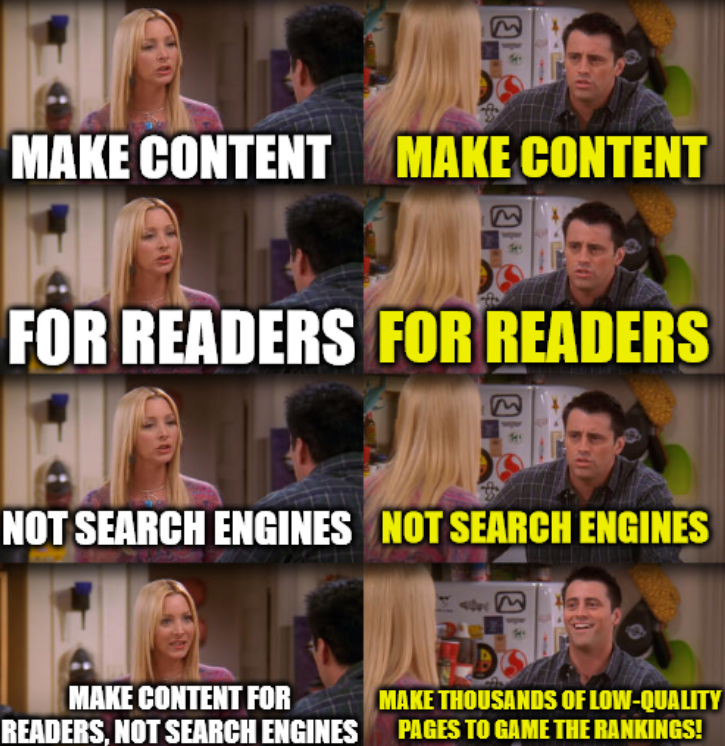 NinjasMarketing's tweet image. Think this is what it&apos;s like to work at @googlesearchc ? 😆#GoogleCoreUpdate