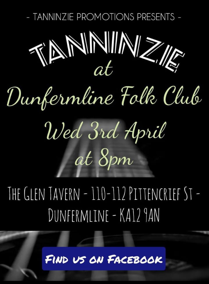 Well be playing at Dunfermline Folk Club next month. See ya there, bring a pal (or three!)
@WhatsOnFife
@WhatOnPerth
@dunfermlinep
@fifetimes
@FFP