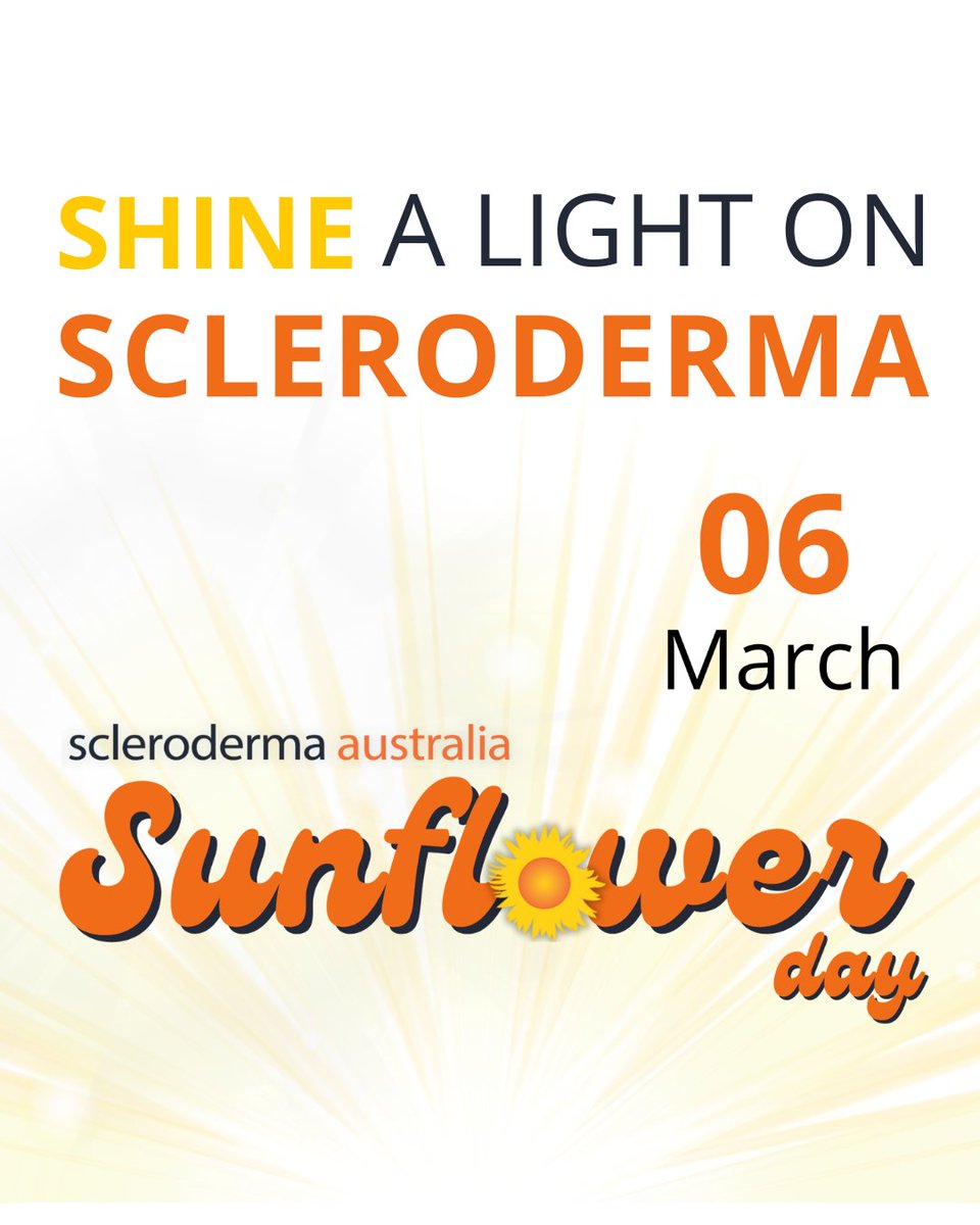 Celebrate Scleroderma Australia's  #SunflowerDay with us TODAY ~ 6th March 2024!  We're lighting up over 60 landmarks across Australia in golden hues to raise awareness TODAY!  You can contribute to this cause by donating.  But that's not all, you can light up social media too!