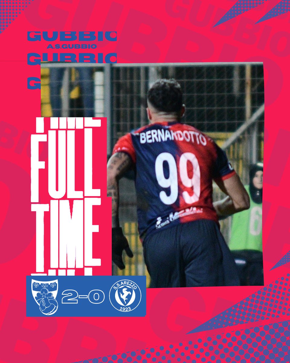 🔴 ⒻⓊⓁⓁ ⓉⒾⓂⒺ 🔵

🔚 | TRIPLICE FISCHIO 🏆

Finisce qui la sfida al Pietro Barbetti 🏟 
Grandi ragazzi!!! 🔴🔵🐺

#GubbioArezzo 2️⃣-0️⃣ #ForzaGubbio