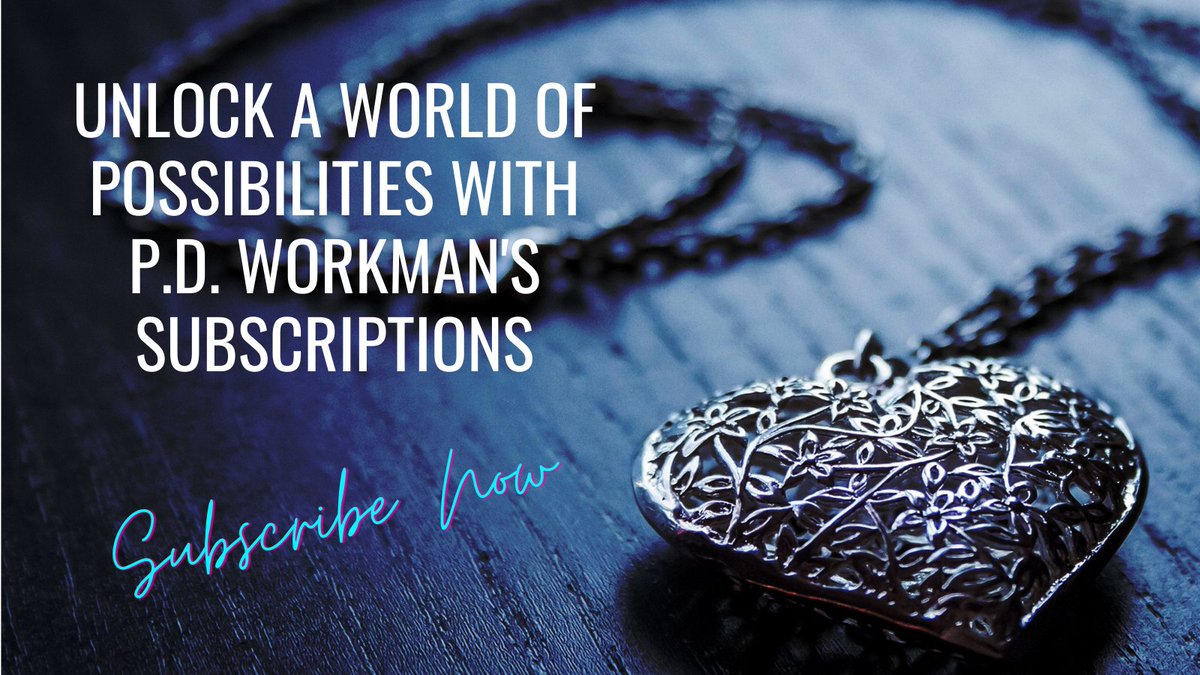 pdworkmanauthor's tweet image. Experience the thrill of discovering new mysteries every month with P.D. Workman's subscription service! Join the adventure at pdworkman.com/signup #booksubscription #mysterylover #pdworkman