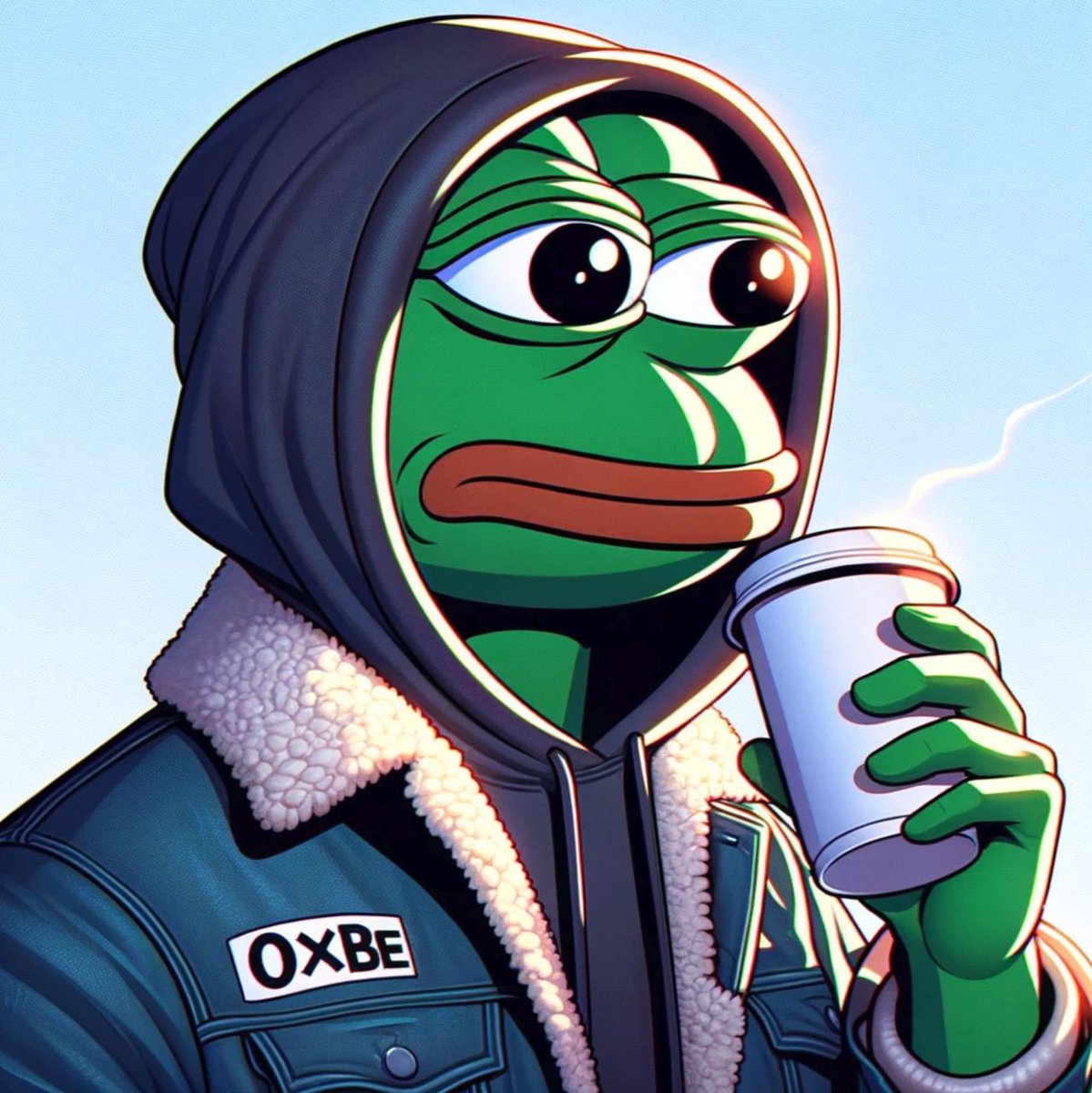 SunOfJacob_'s tweet photo. Shoutout to @Matt_Furie a Legend, surely! 

Big ups to @PepeCommunity_ for building through it all. Saving $PEPE is always the mission. 

Honoring Furie is an unending standard. A Prerequisite if you will. 
#0xBE Restored 🐸🪄✨
                                                            🍵