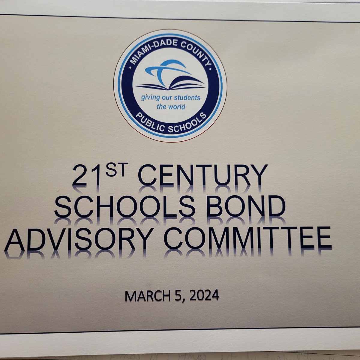 MDCPSCapital's tweet image. Our 21st Century Schools Bond Advisory Committee is in session! Promise made promise kept! #GOBprogress @ralo2565 @SuptDotres