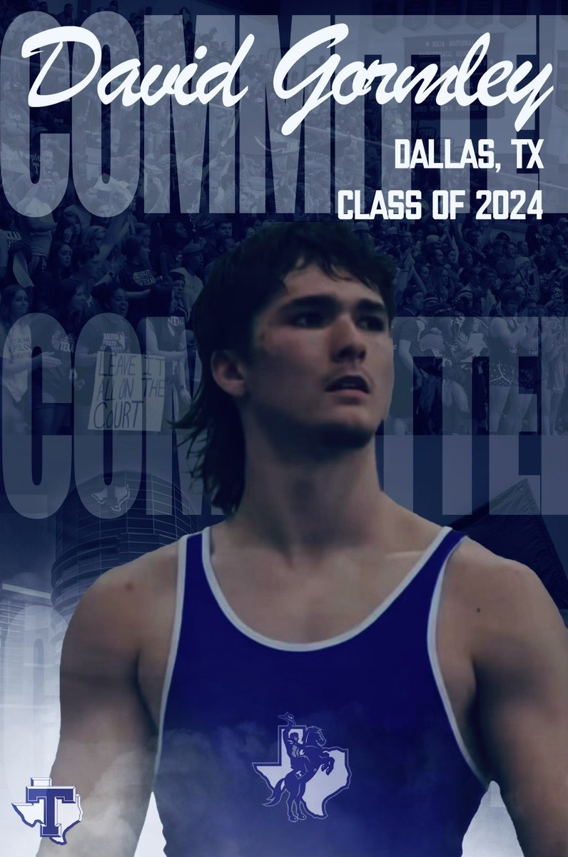 David Gormley has officially committed to wrestling at Tarleton State University!  We look forward to seeing you wrestle there!!!