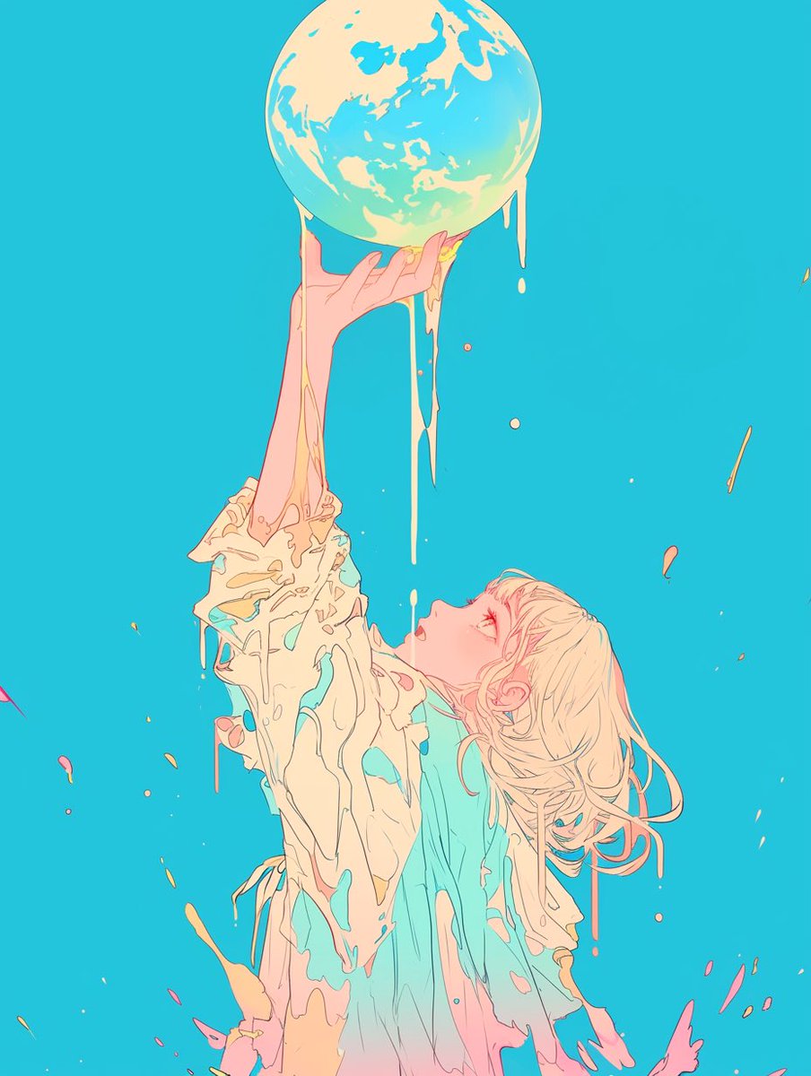 Melting Earth
#AIart #AIイラスト #nijijourneyv6