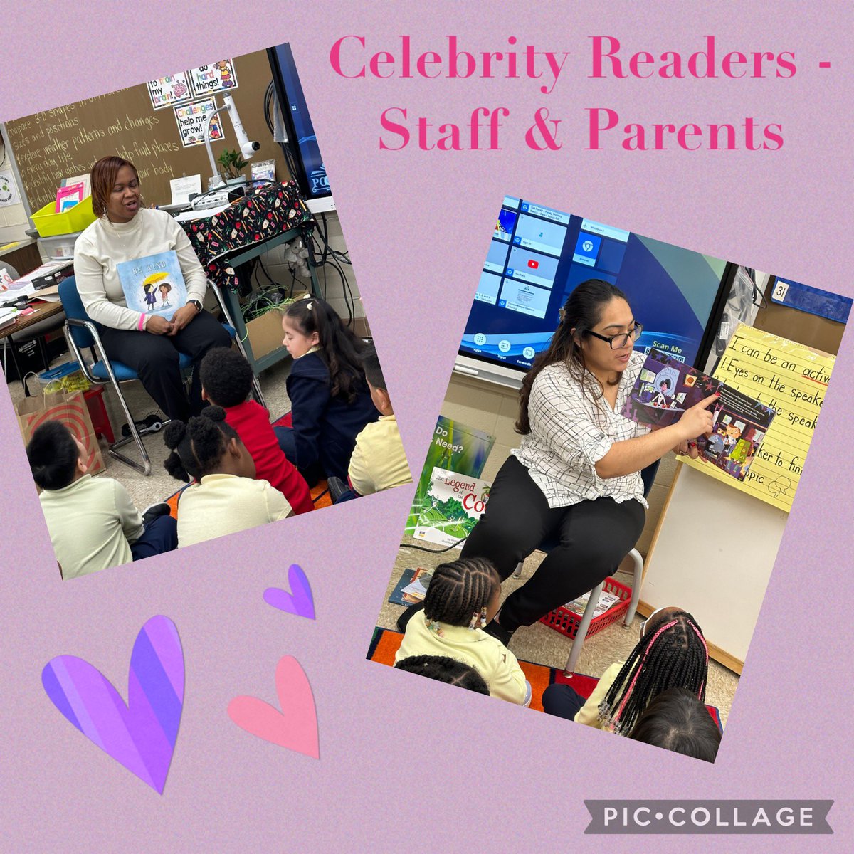 Thank you to our celebrity readers who joined us today for Read Across America Week! Our primary students enjoyed hearing stories read aloud by community members, staff & parents. We are looking forward to more guest readers all week long! @tlodpgcc #ReadAcrossAmerica