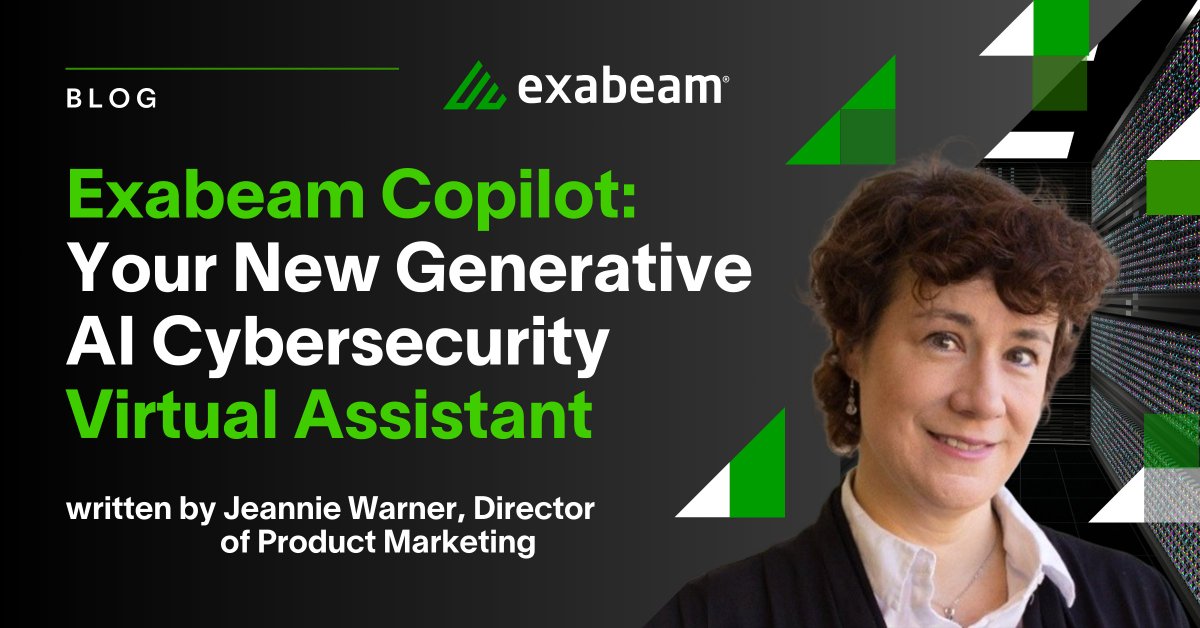 exabeam's tweet photo. Stay ahead of the #cybersecurity curve with #ExabeamCopilot. ๐ Our new tool boosts threat detection, response times, and analytical skills with #generativeAI, while automating tasks, advancing workflows, and ensuring a strong threat response. Learn more: https://t.co/oNy2CDbfmA https://t.co/0bdALboKY5
