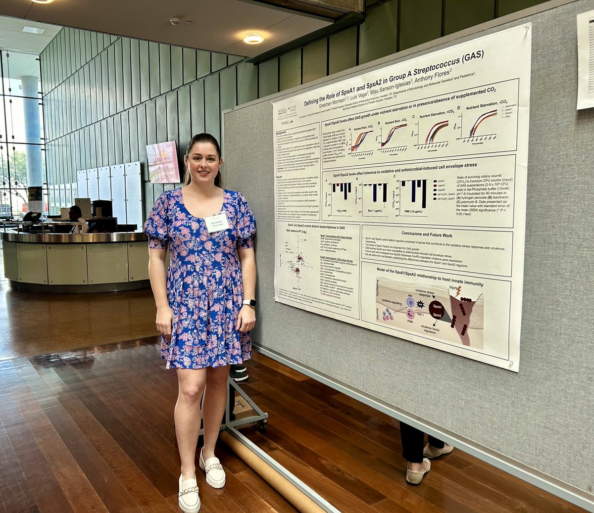 Congratulations to MID students, Dakota Archambault (Lorenz lab) & Gretchen Morrison (Flores lab), for each winning 3rd place at this year's UTHealth GSEC poster competition!  @UTHealthGSEC #WeAreGSBS