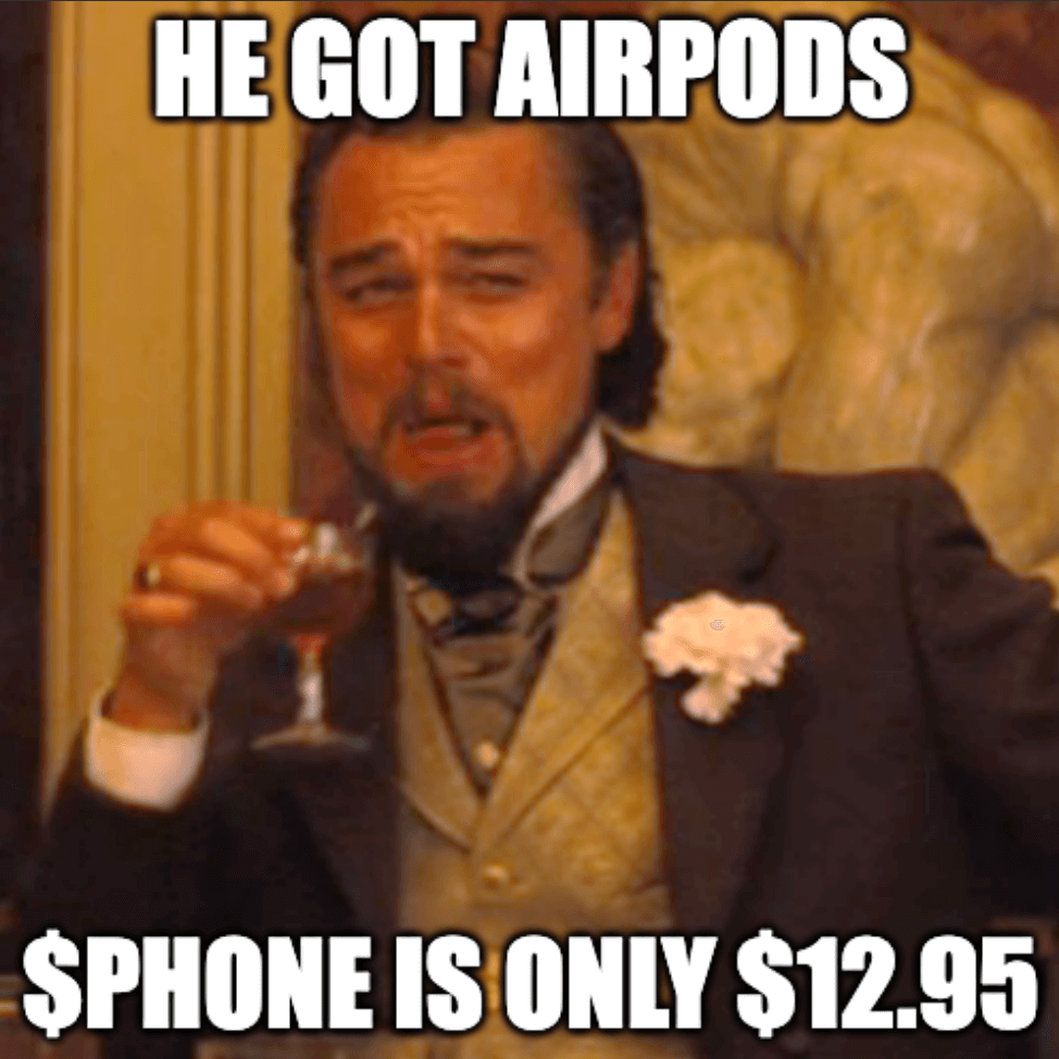 Unlucky for him

Tell him it's #only1295 for $PHONE Relief