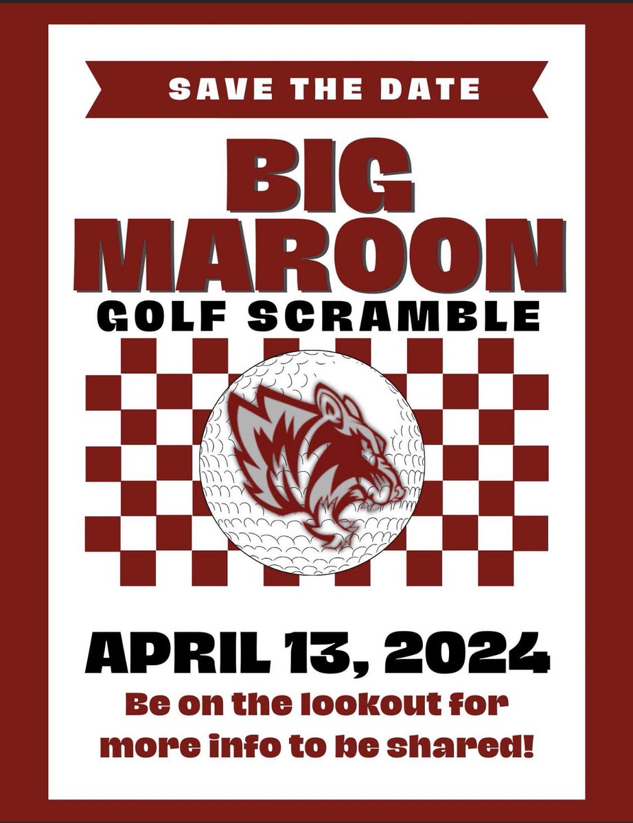 Save the date! 🏌️‍♂️⛳️