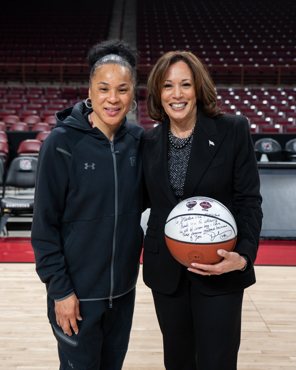 Congratulations to <a href="/GamecockWBB/">South Carolina Women's Basketball</a>'s Coach Dawn Staley on being named SEC Coach of the Year for the third consecutive time. You are a fierce competitor, a decorated champion, and an inspiration to so many across our nation.