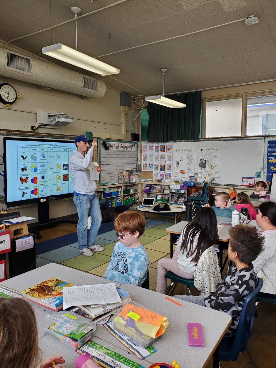 #Garden with Mr. Finn today. We were learing about animal adaptations and pollinators. @SequoiaEL @SequoiaSteam277 @MtDiabloUSD @MDGardenEdu